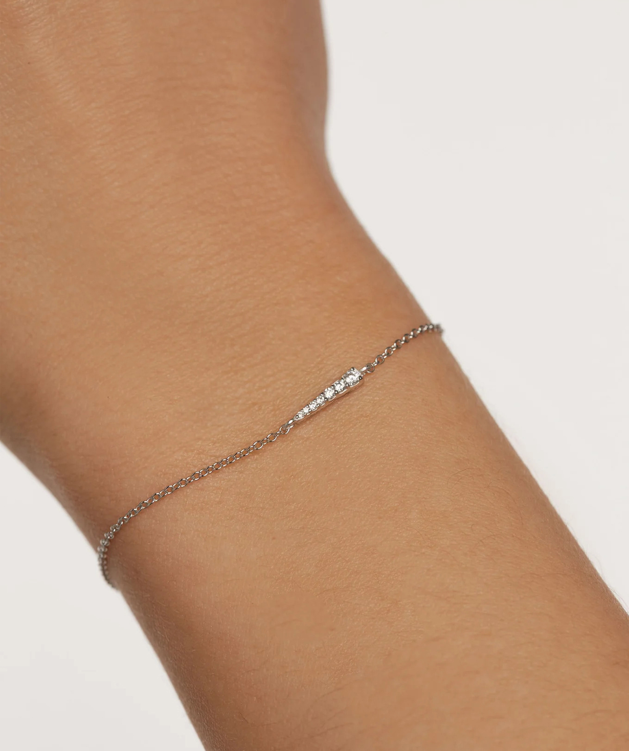 Silver bracelet «PDPAOLA» PU02-412-U