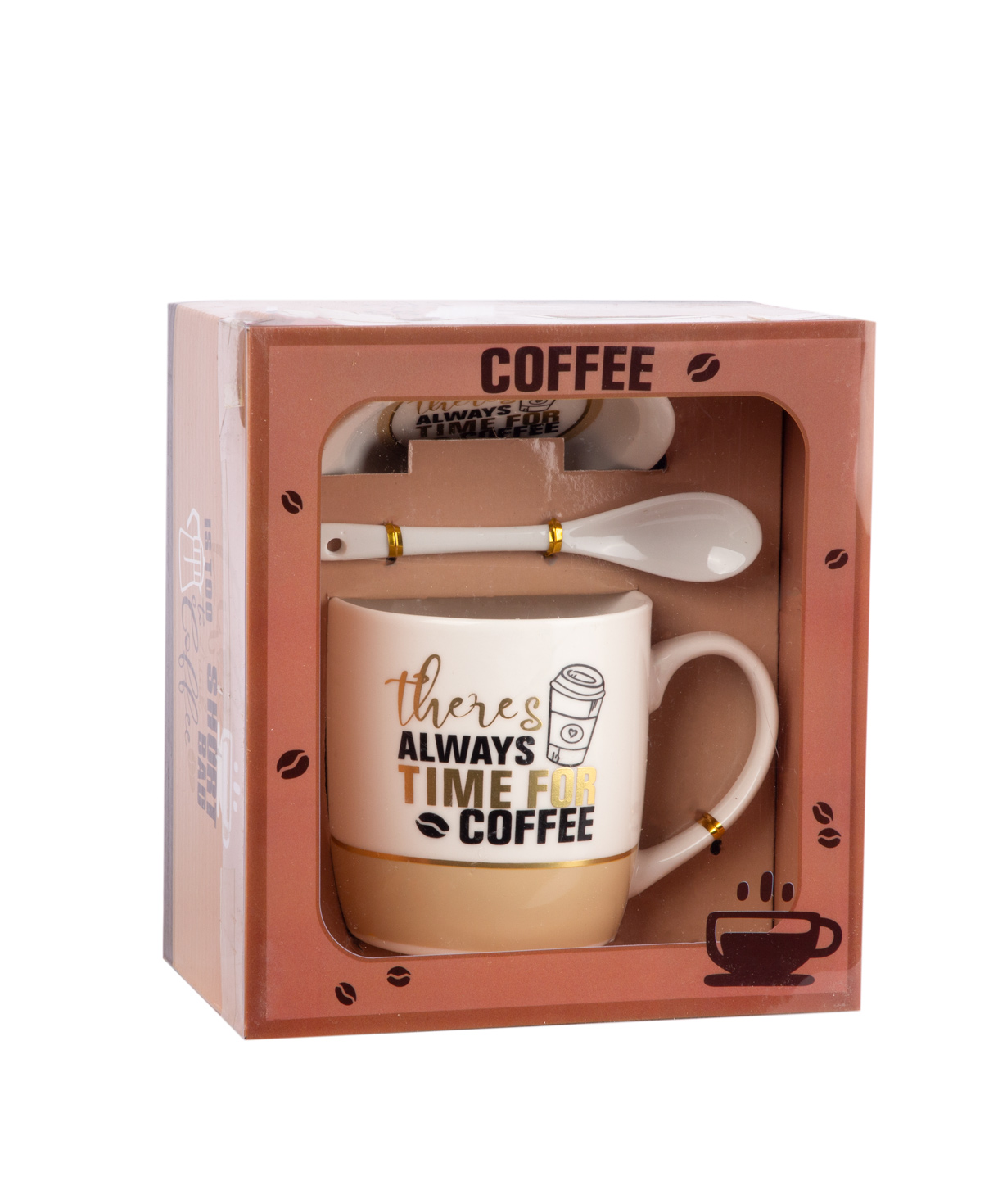 Cup `Always time for Coffee` 350 ml ceramic