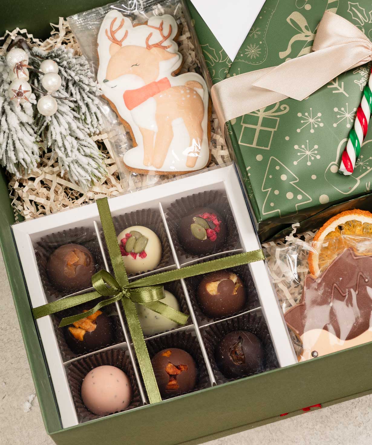 Подарочная коробка «THE BOX» №556 Новогодняя