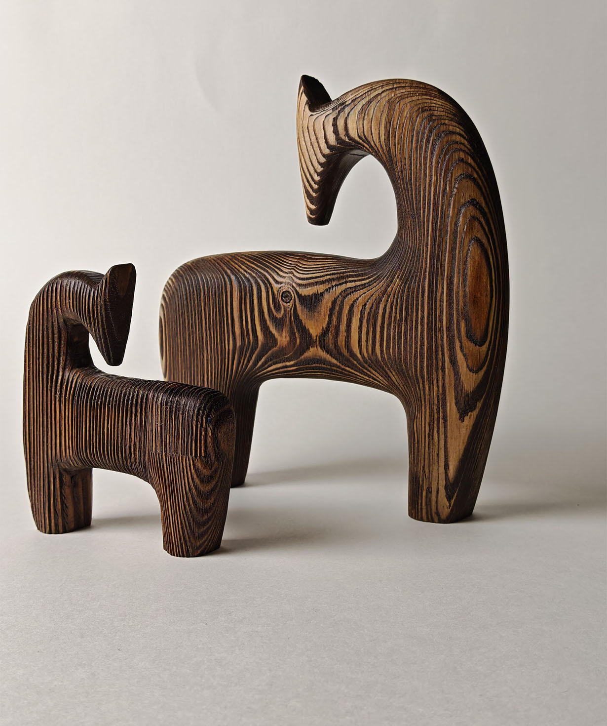 Wooden decorative horses №2