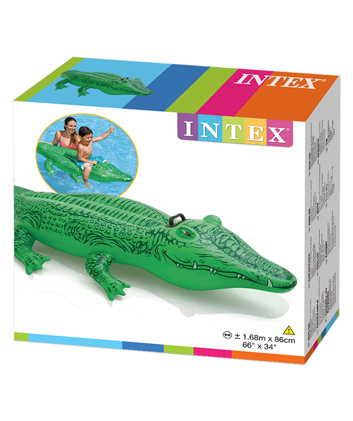 Надувной крокодил для бассейна №1