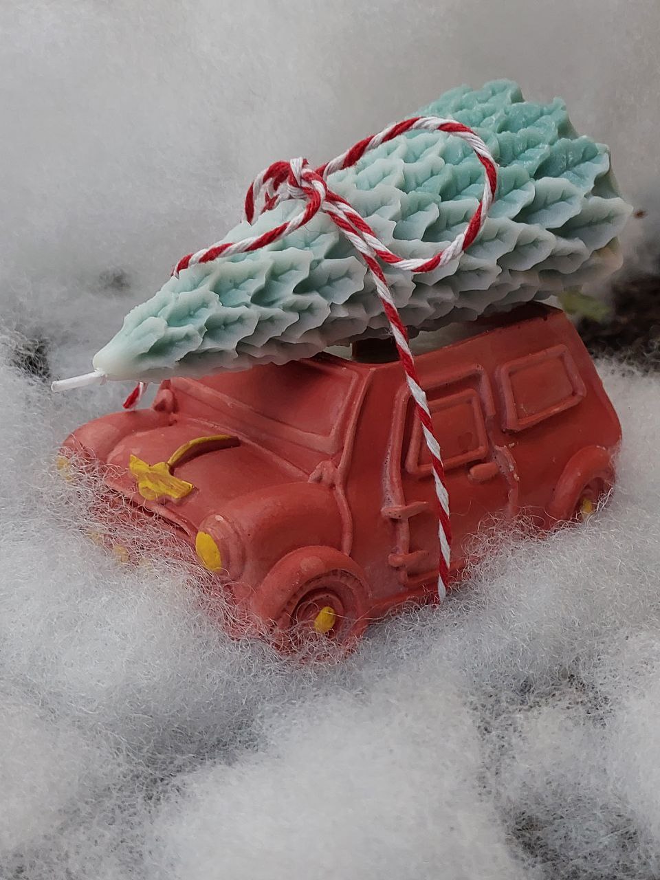 Մոմ «Blue Moon» Իմ երազանքի մեքենան + Տոնածառ