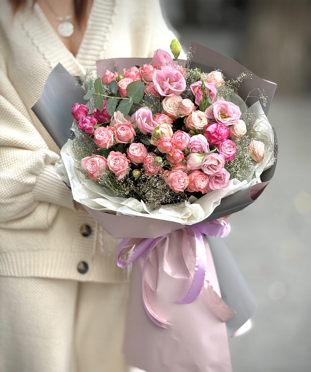 Bouquet «Punj» with roses №66