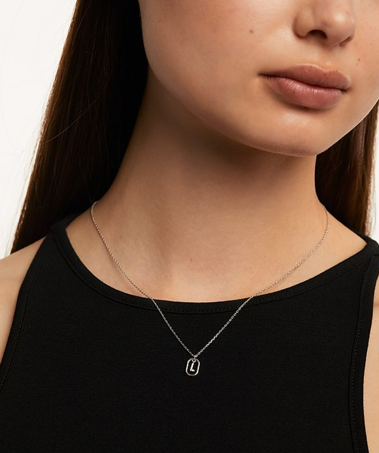 Silver necklace «PDPAOLA» CO02-523-U