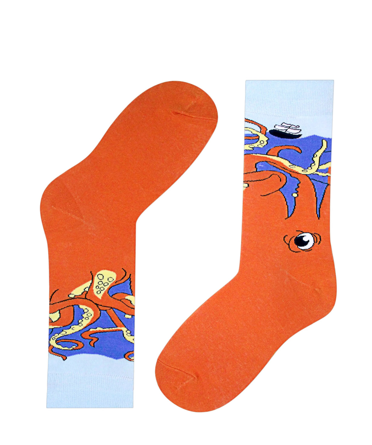 Носки `Zeal Socks` осьминог и корабль