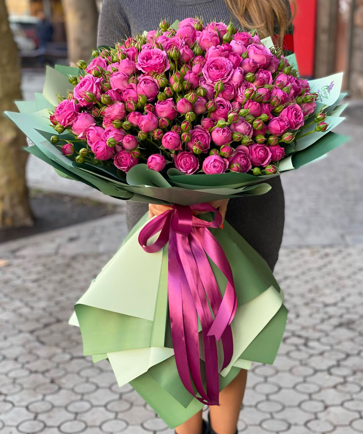 Bouquet ''Orenburg'' with spray roses