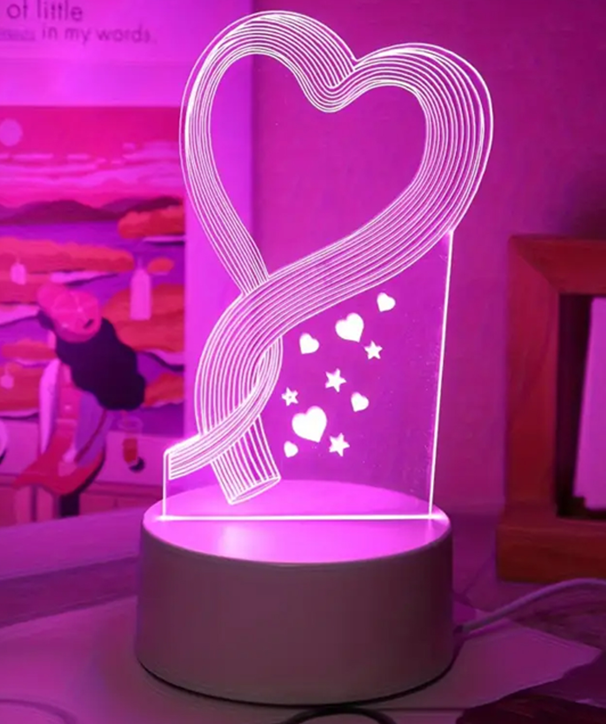 LED Lamp «Gift Store» Heart №3