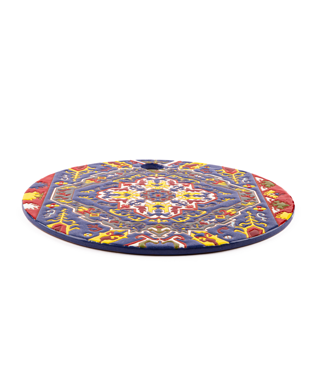 Сервировочная тарелка `ManeTiles` декоративная, керамическая №14