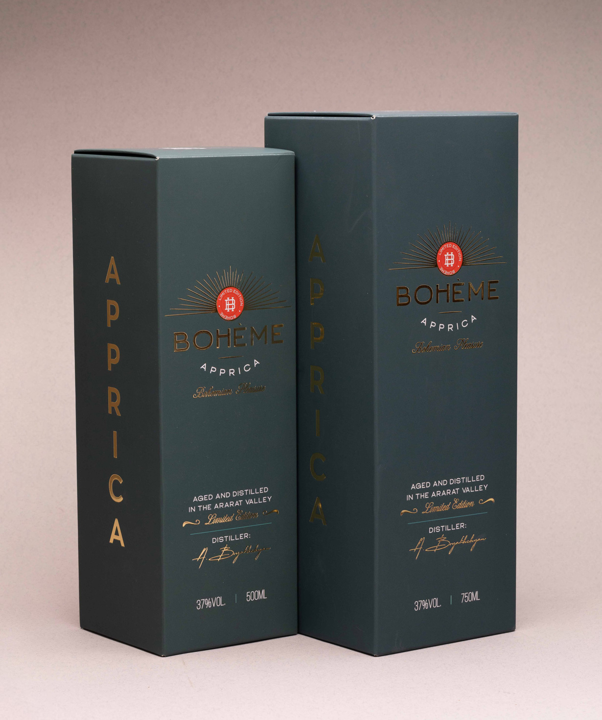 Alcoholic spirit «Bohème Apprica» 37%, 750 ml