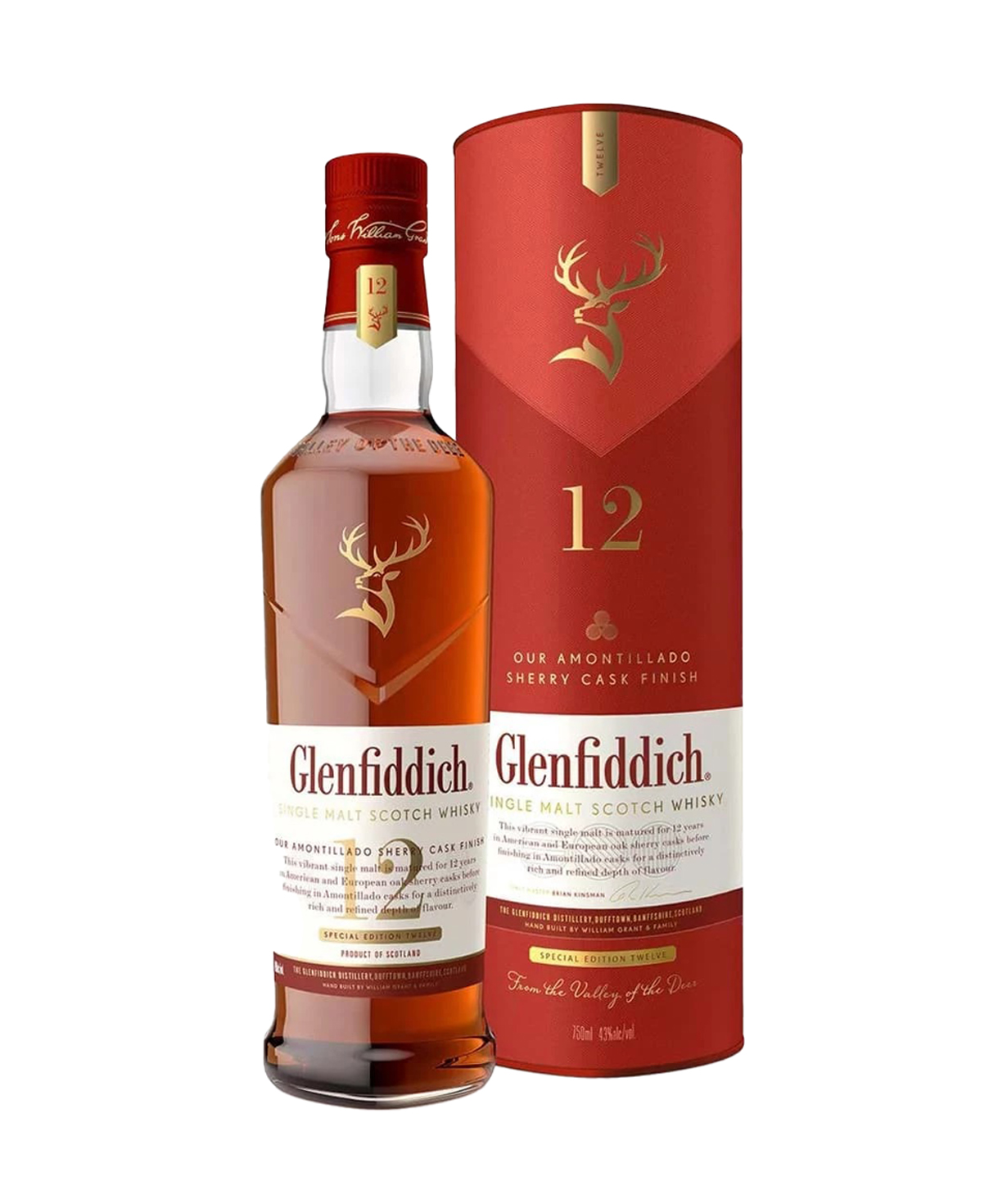 Վիսկի «Glenfiddich» Sherry Cask, 12տ, 40%, 700 մլ