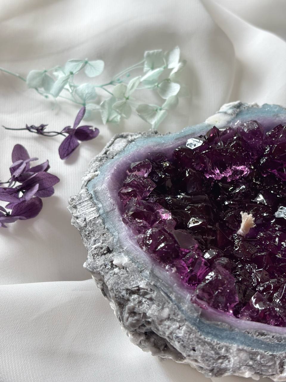 Candle `Light Your Home` Amethyst №3038