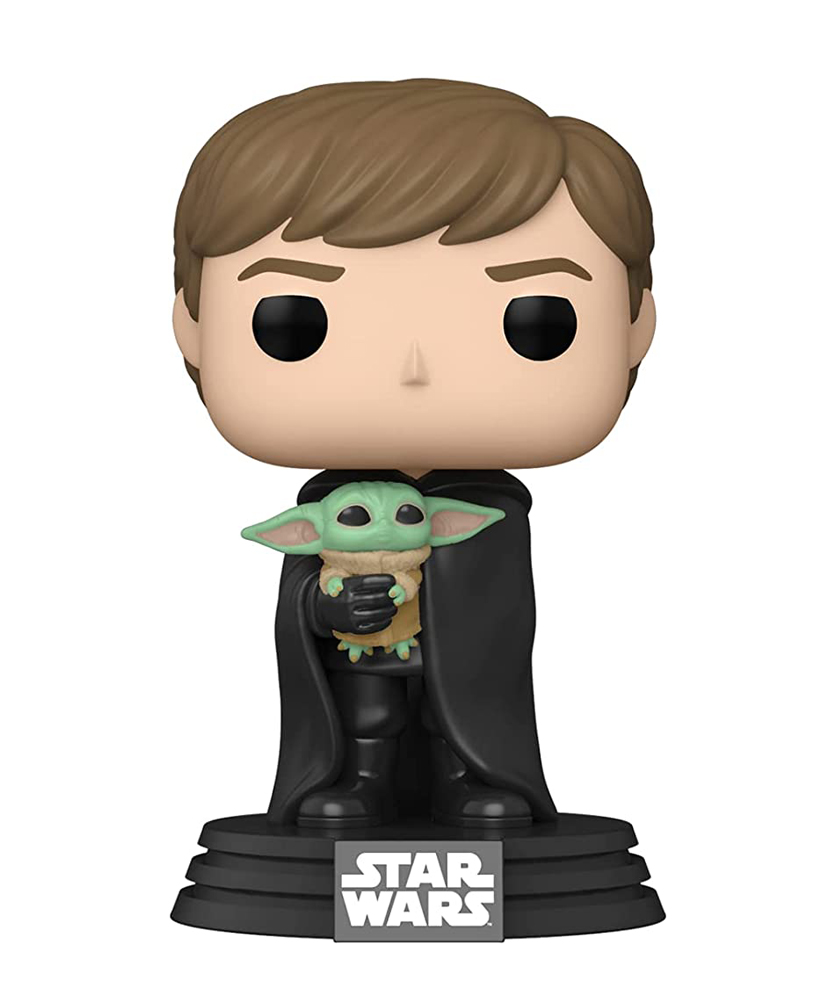 Figurine «Star Wars» Luke Skywalker with Grogu, 12 cm
