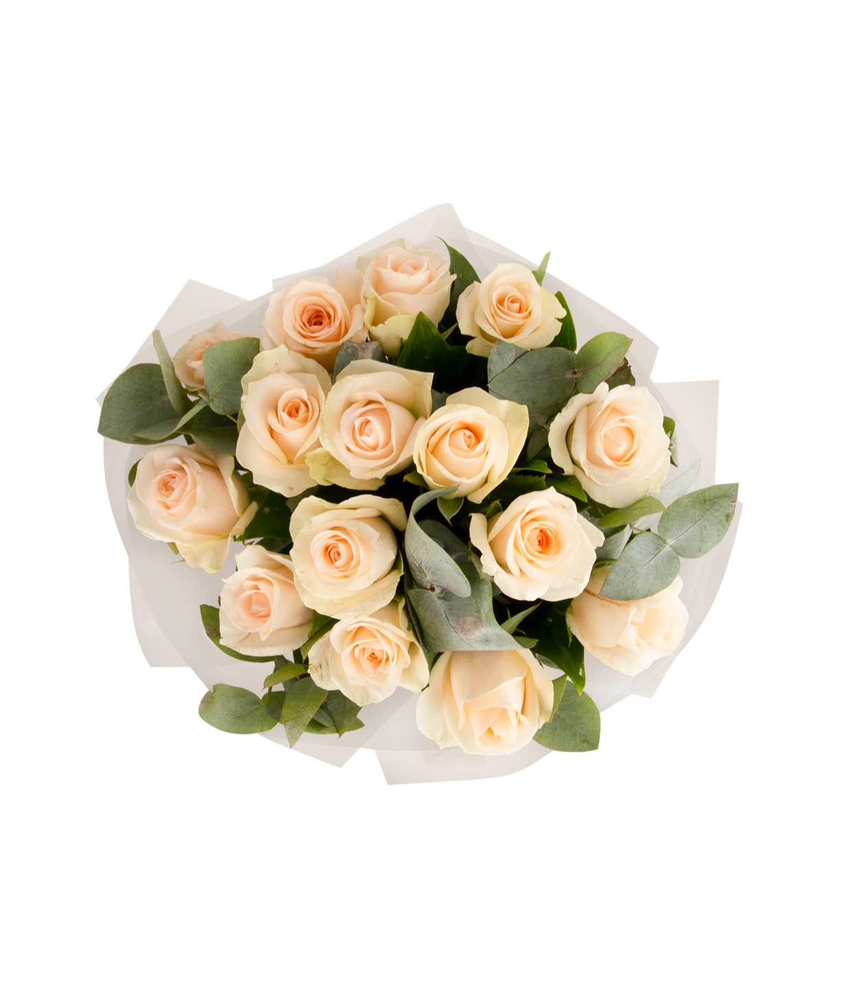 Bouquet `Biaska` with roses