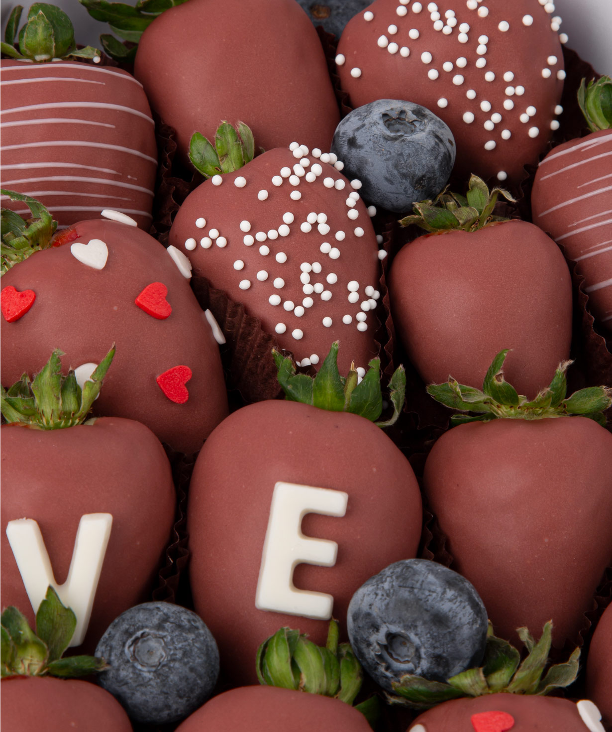 Chocolate covered strawberry `Sweet Elak`  I love you