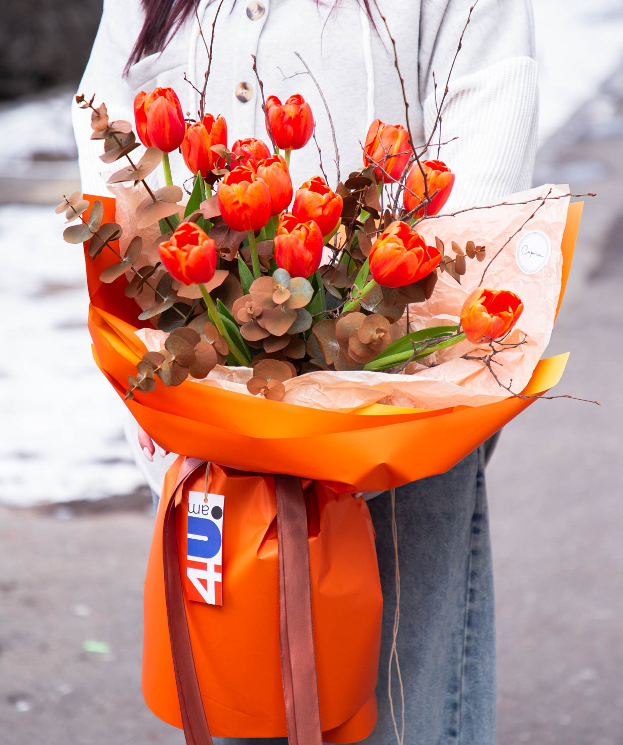 Bouquet «Aliartos» with tulips