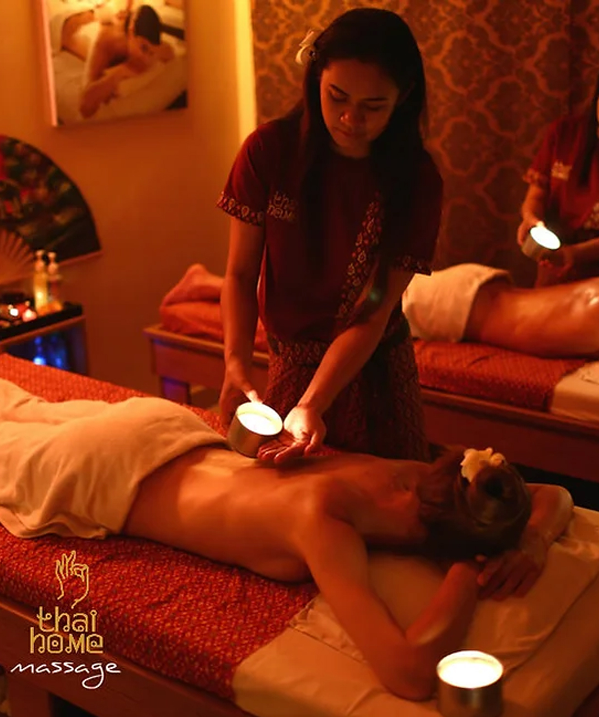 Aroma-candle massage «Thaihome» 90 minutes