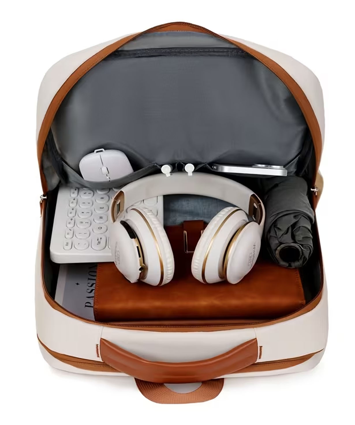 Նոութբուքի ուսապարկ «Micro-Tech» №381 (15,6`, cream)