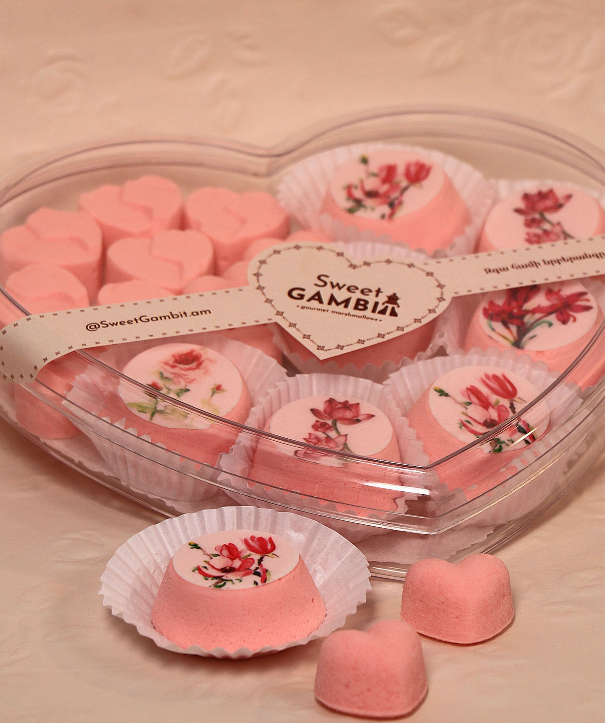 Marshmallows `Love and Spring` strawberry SG4