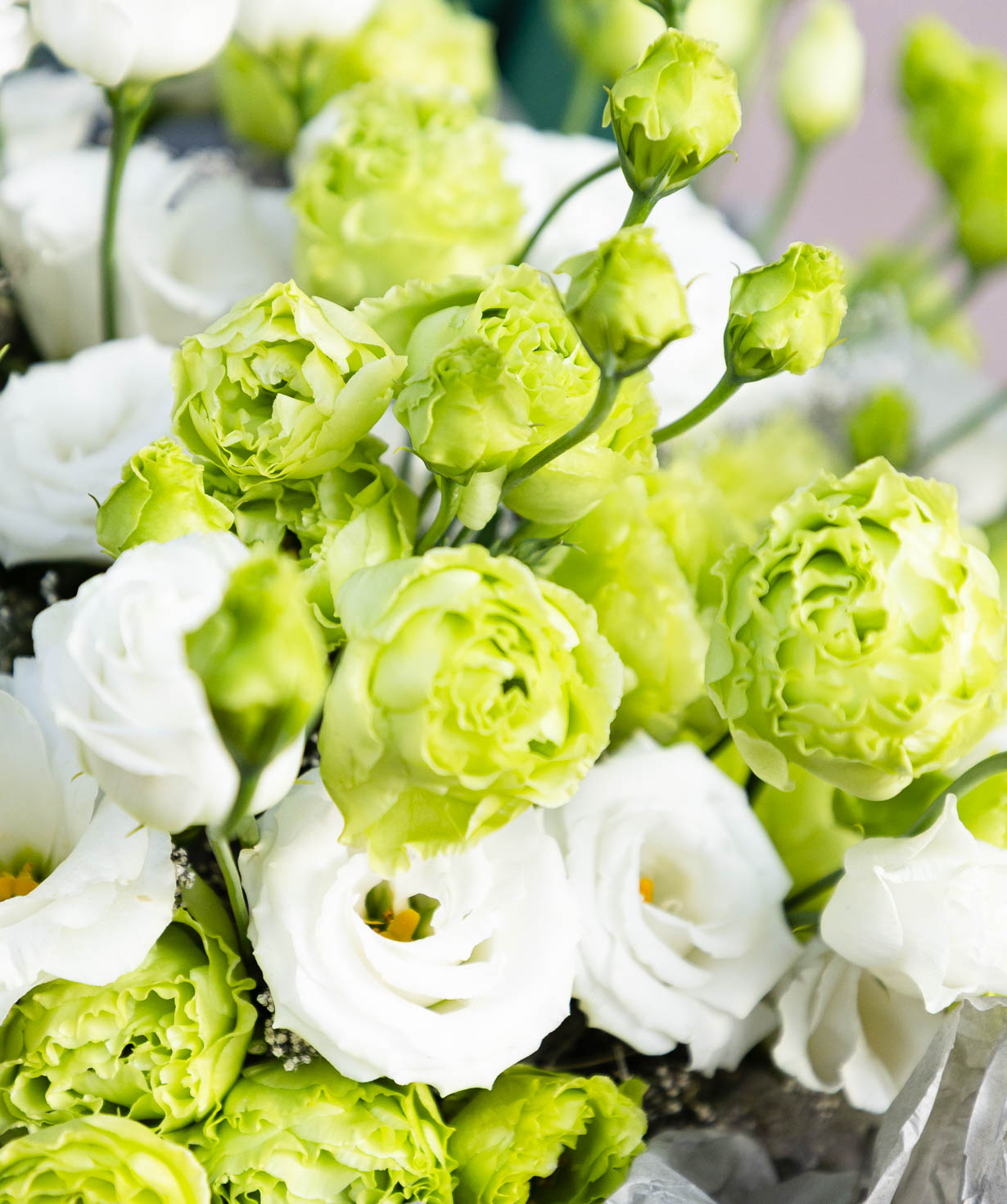 Букет «Caprice» с лизиантусом №49