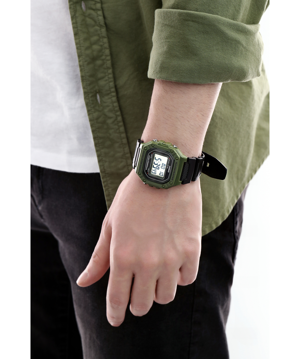 Wristwatch `Casio` W-218H-3AVDF