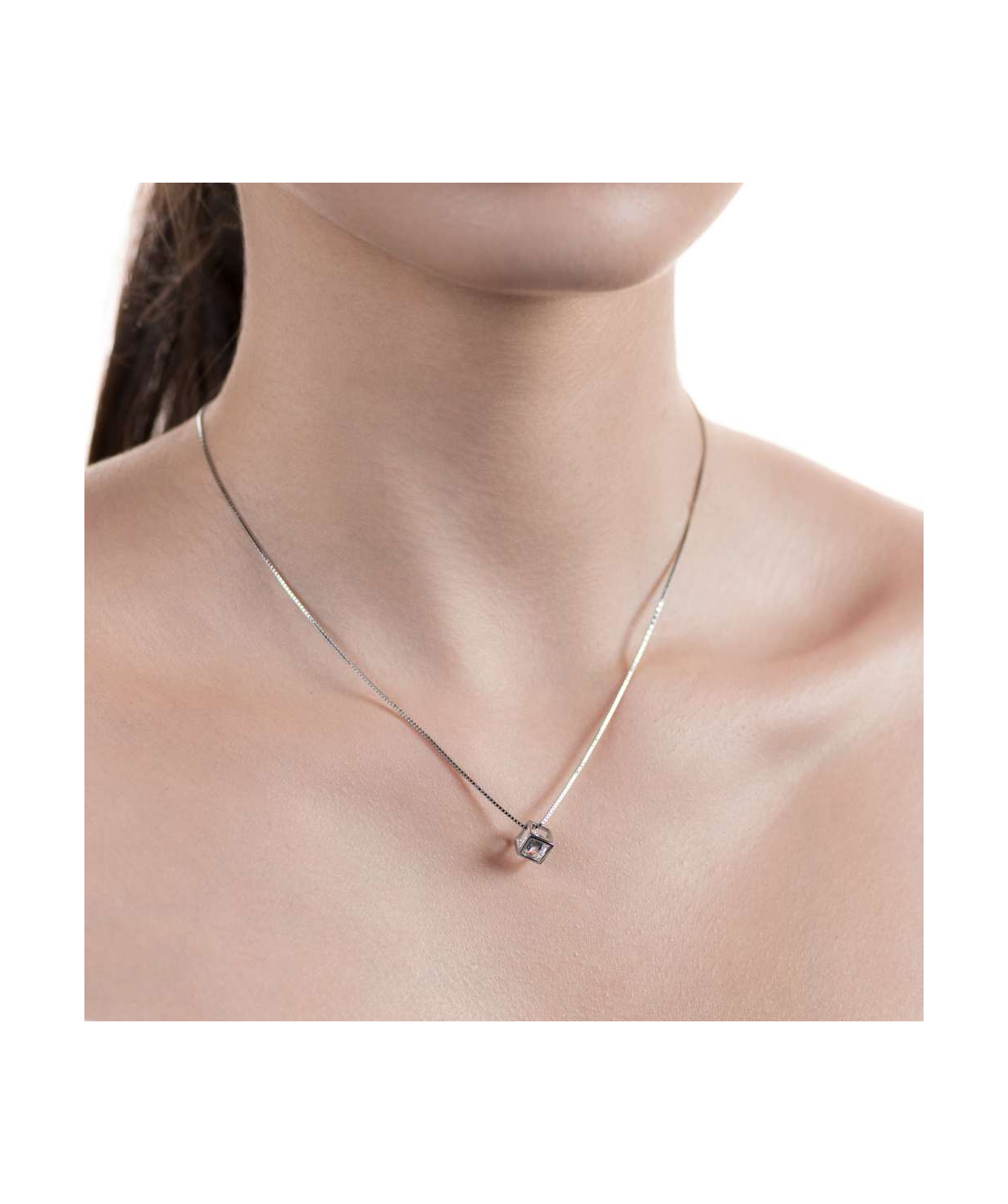 Silver necklace SN169