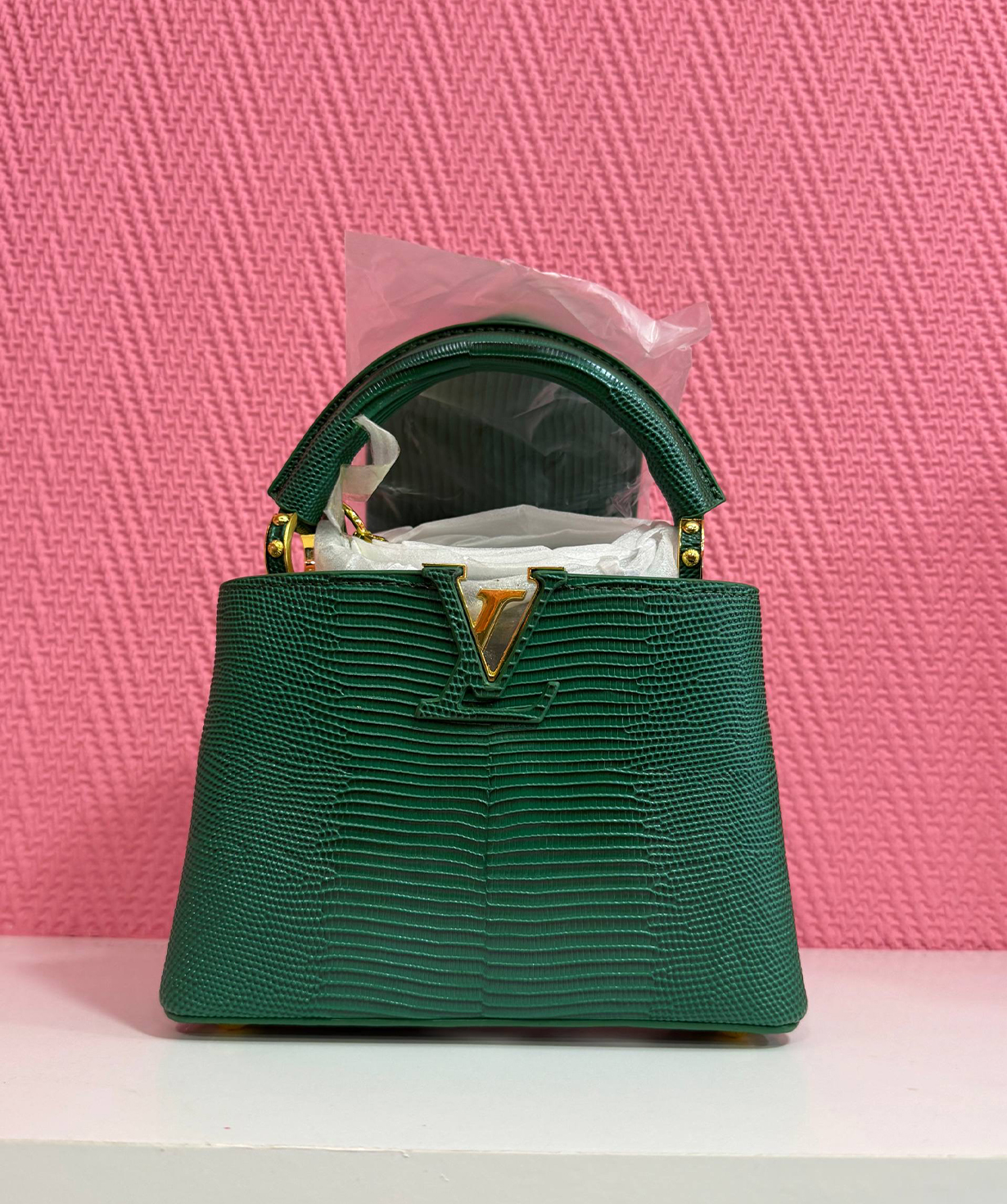 Women’s Leather Bag “Bloom In Style” №27