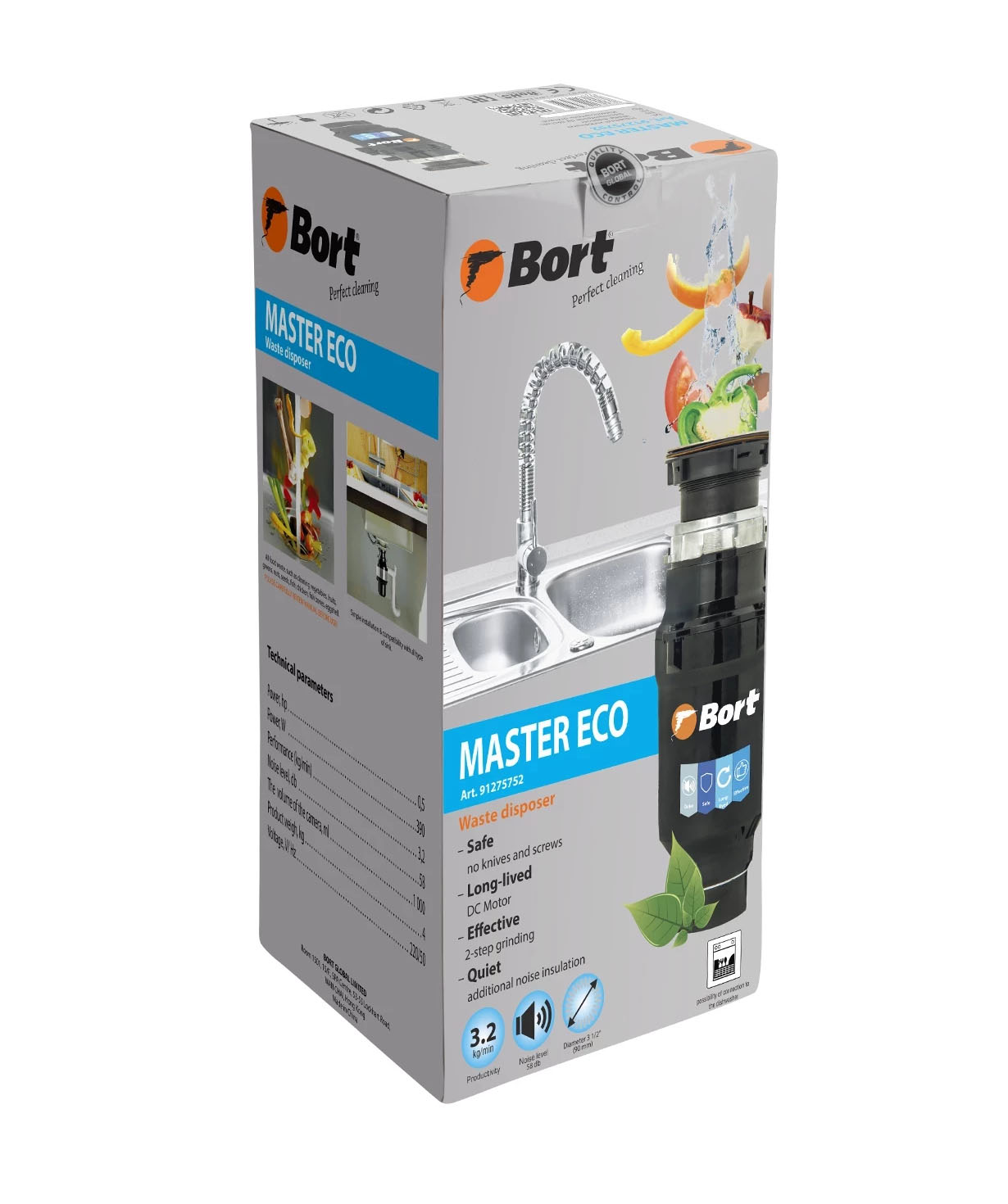 Food waste disposer BORT Master Eco (8509 grinder) (91275752)/f