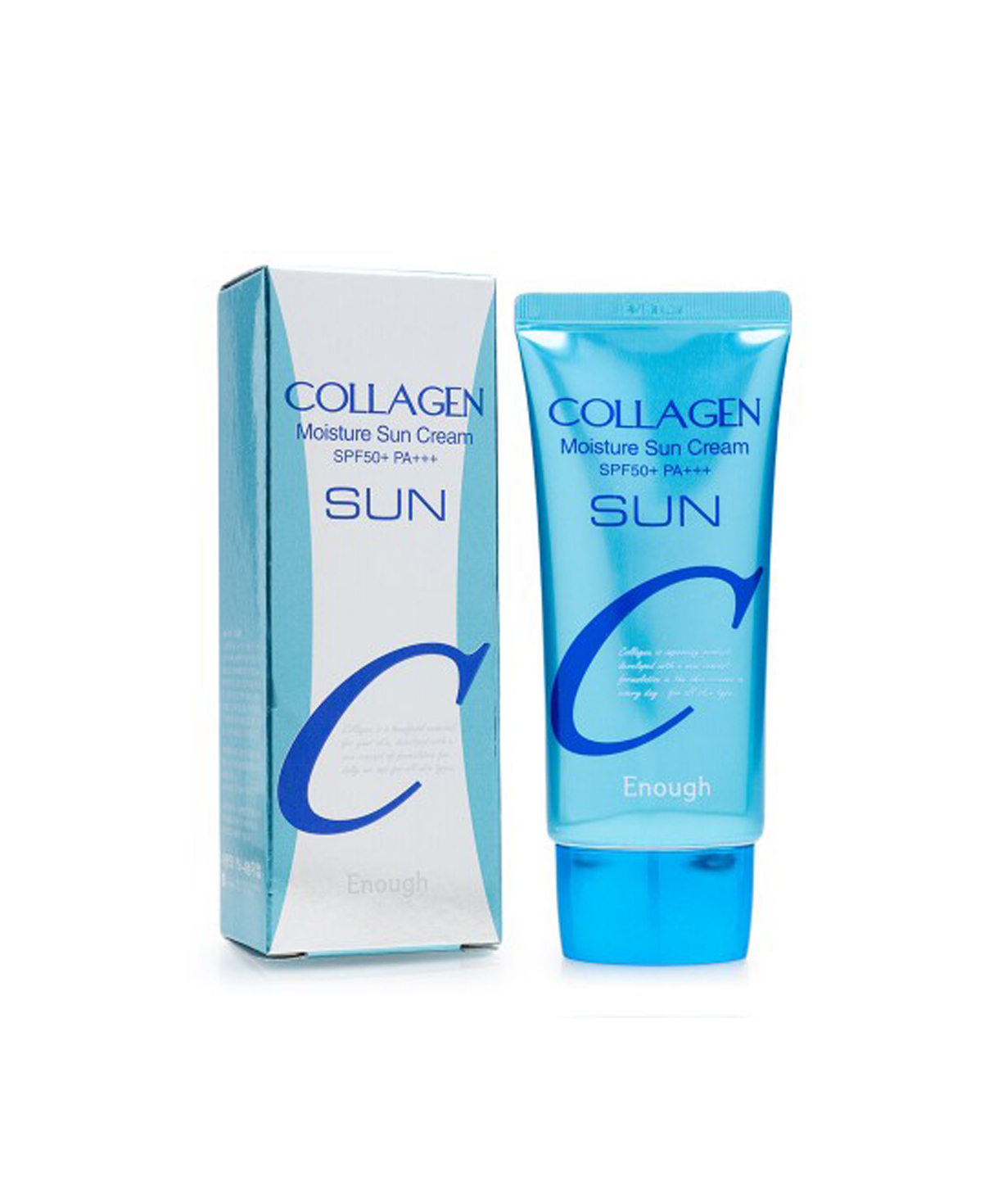 Sunscreen «Enough» Collagen Moisture, SPF 50+, 50 g