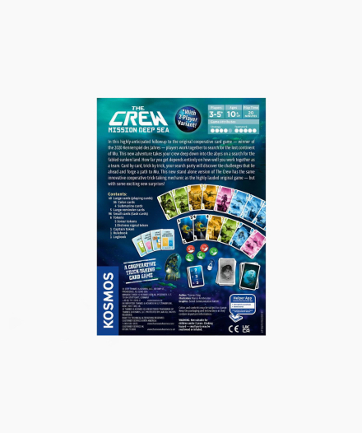 Board game `The Crew` Mission deep sea