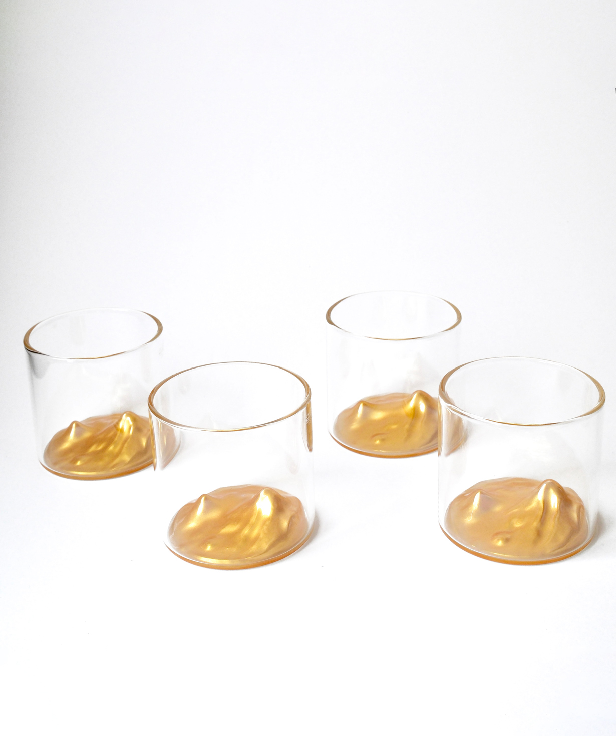Glass «GAGAT Glass» Ararat 3D Gold