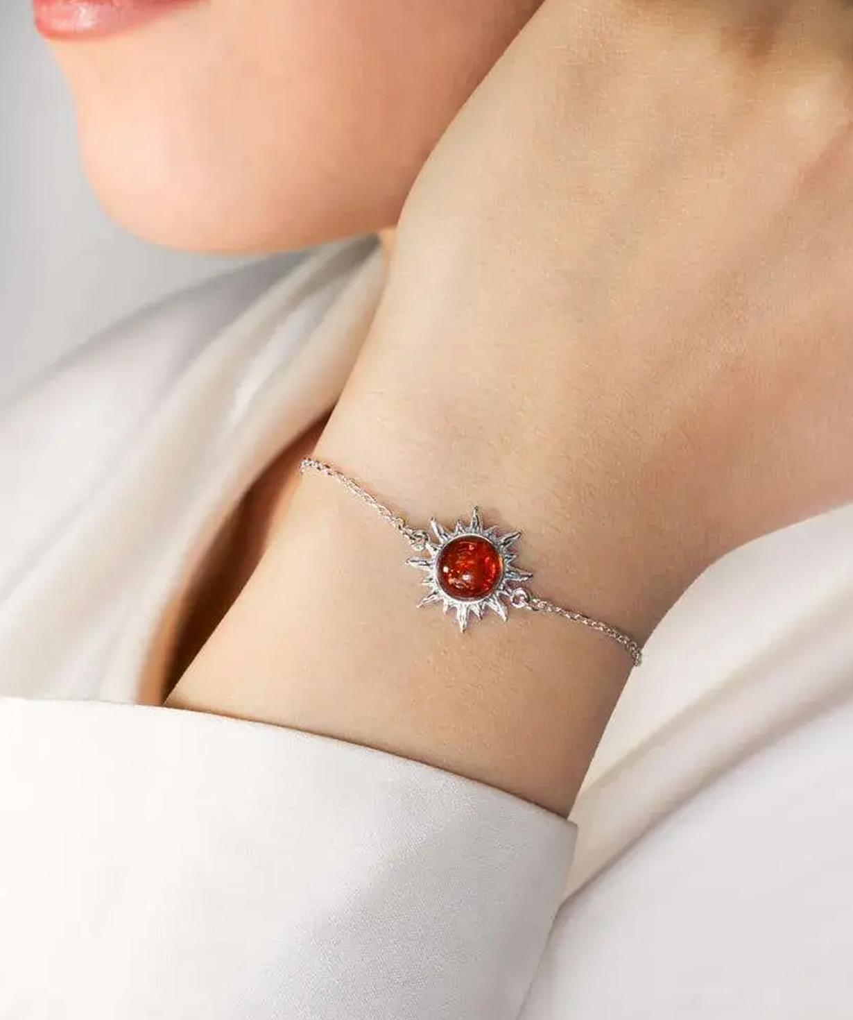 Silver bracelet «SiaMoods» SB307