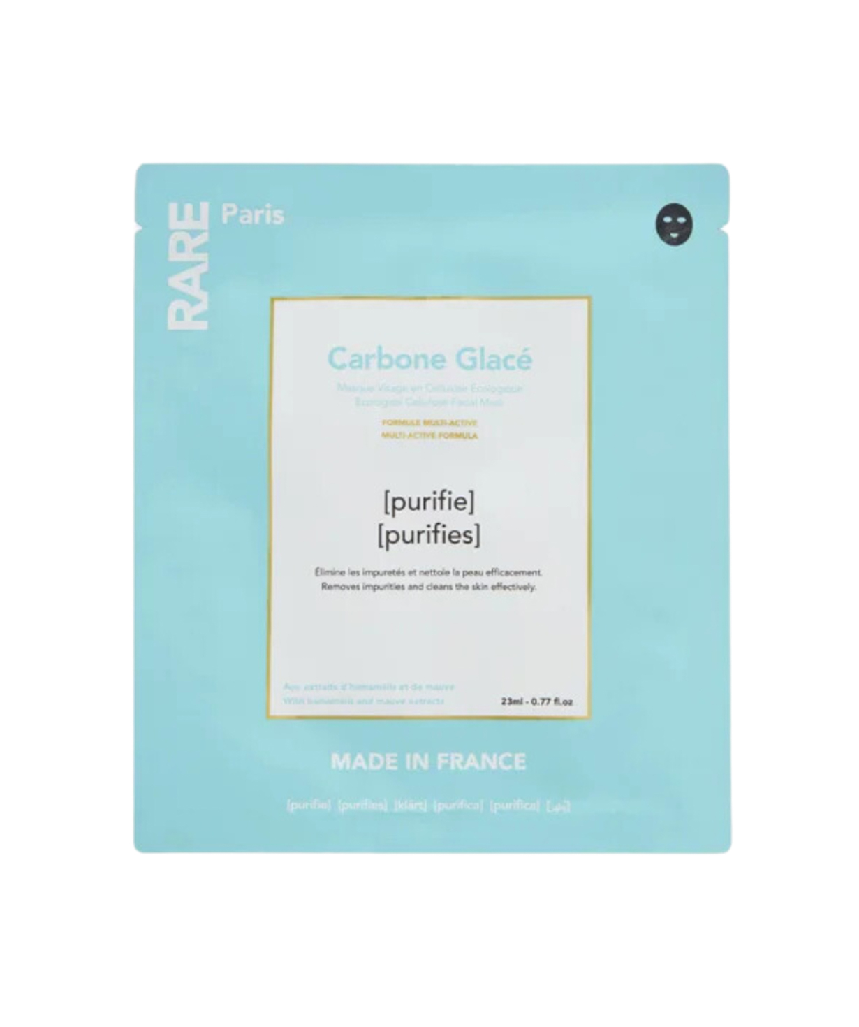 Очищающая маска «Hermosa» Rare Paris Carbone Glacé Face Mask