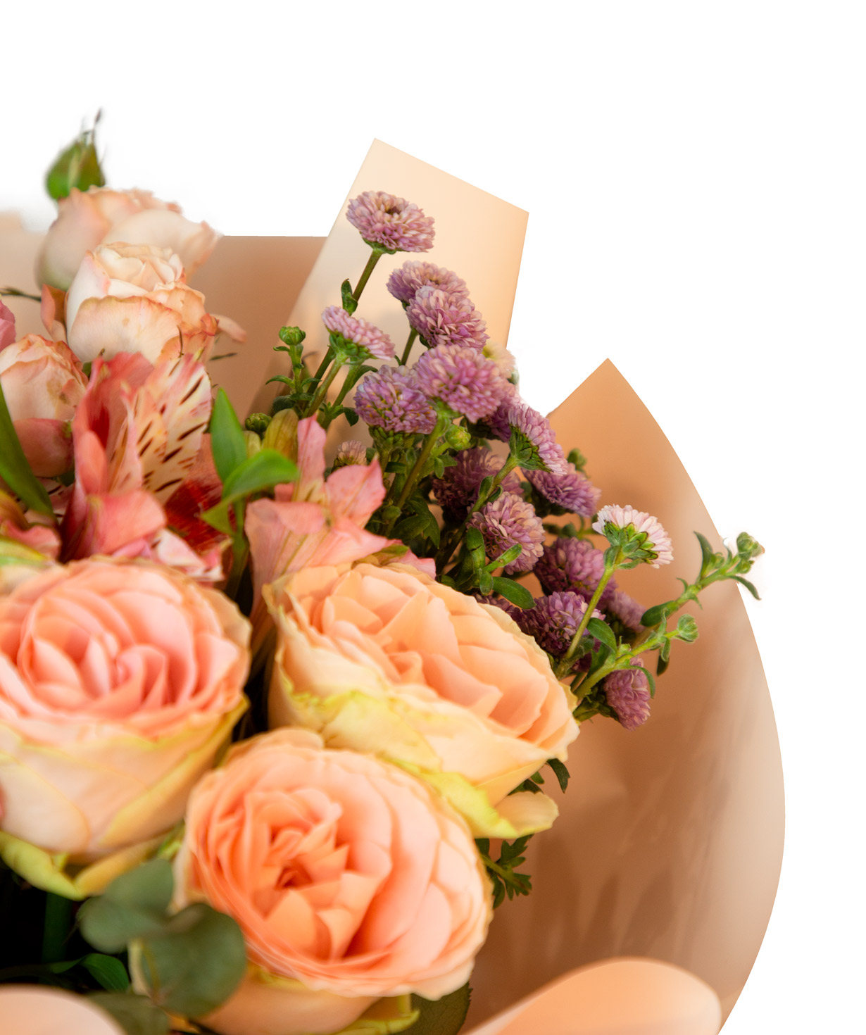 Bouquet ''Blackburn'' with roses