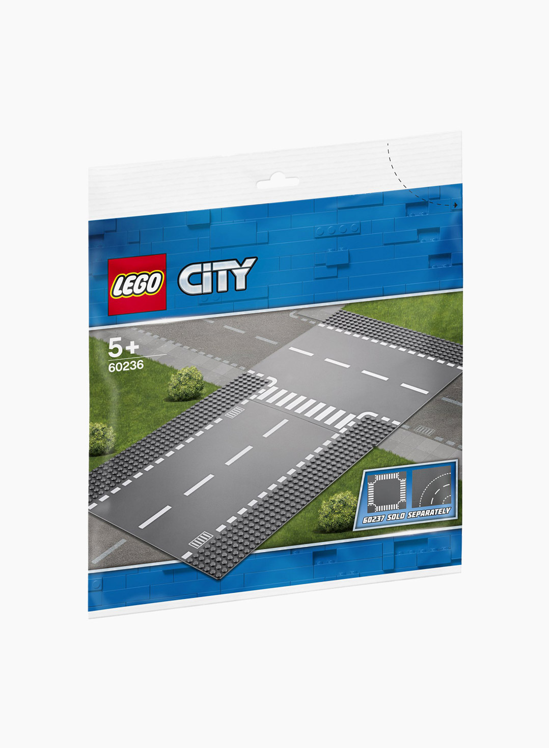 Lego City Կառուցողական Խաղ Ուղիղ և Т-աձև Խաչմերուկ