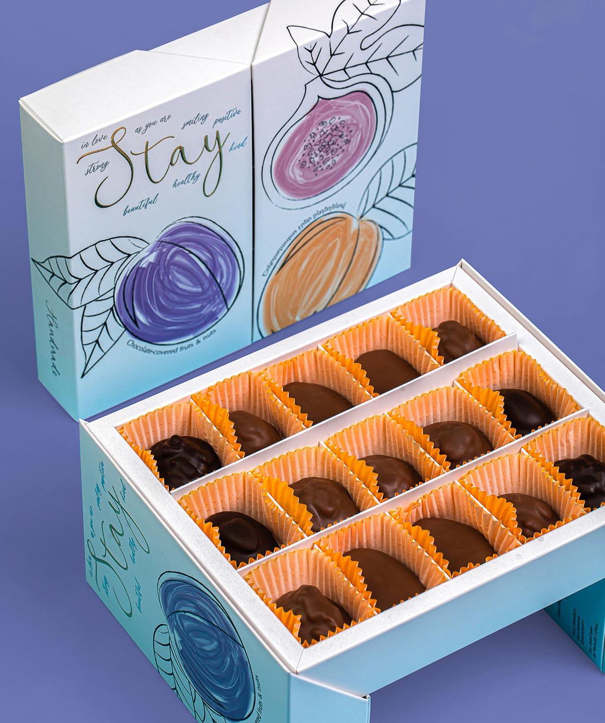 Dried fruits in chocolate ''Stay Chocolates''