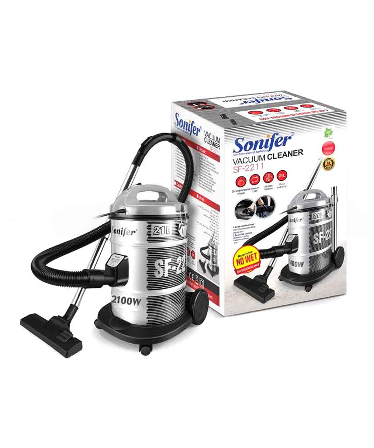 Vacuum cleaner «SONIFER» SF-2211