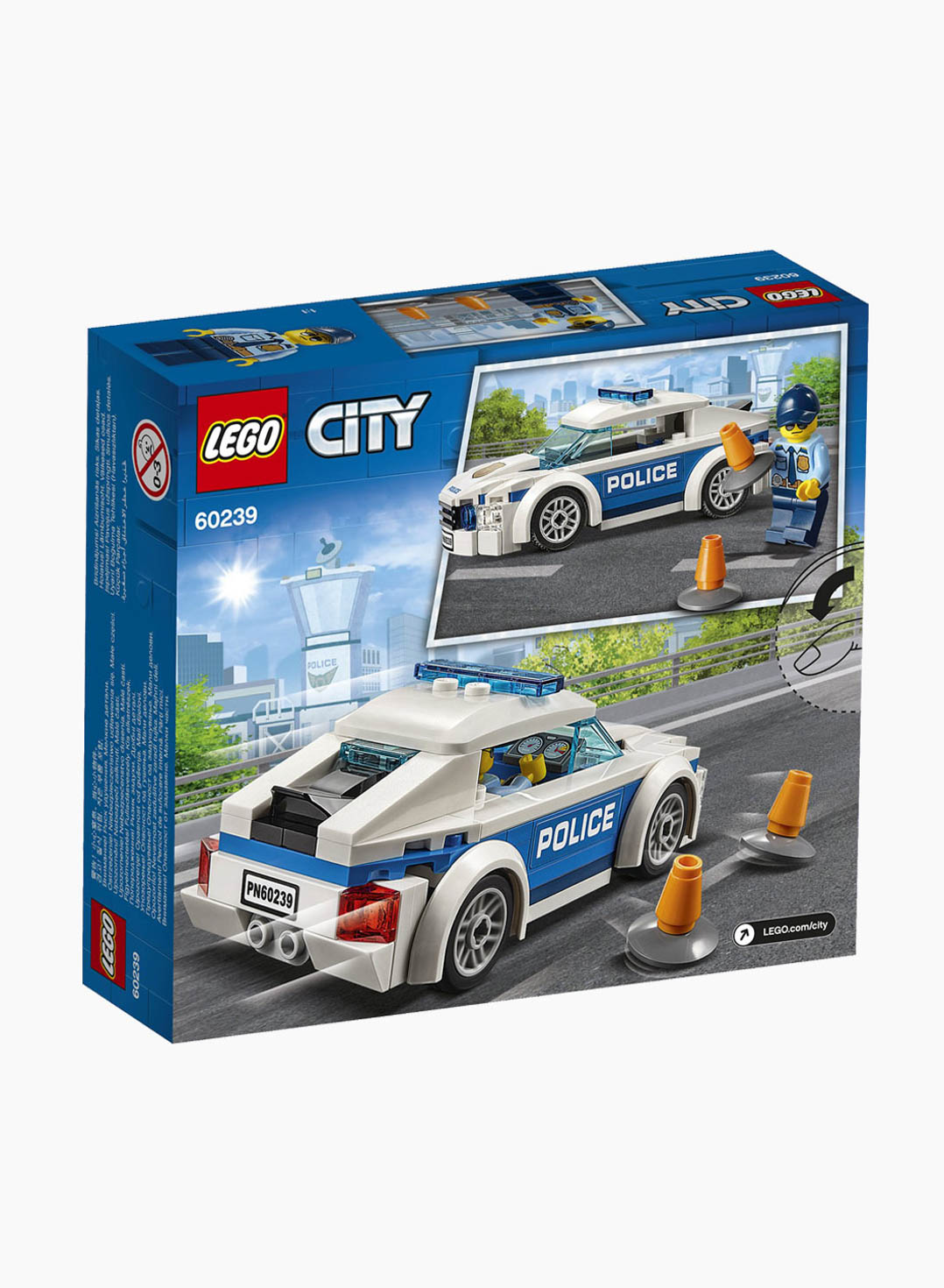 Lego City Կառուցողական Խաղ Պարեկային Ոստիկանության Մեքենա
