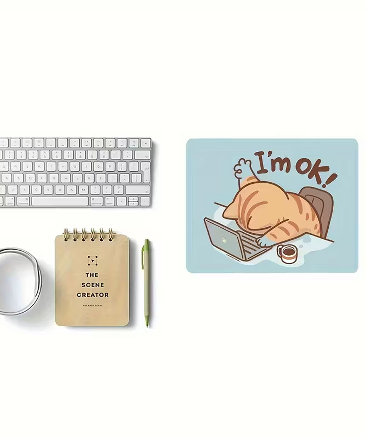Mouse pad «I'm OK» №389 18x22 cm