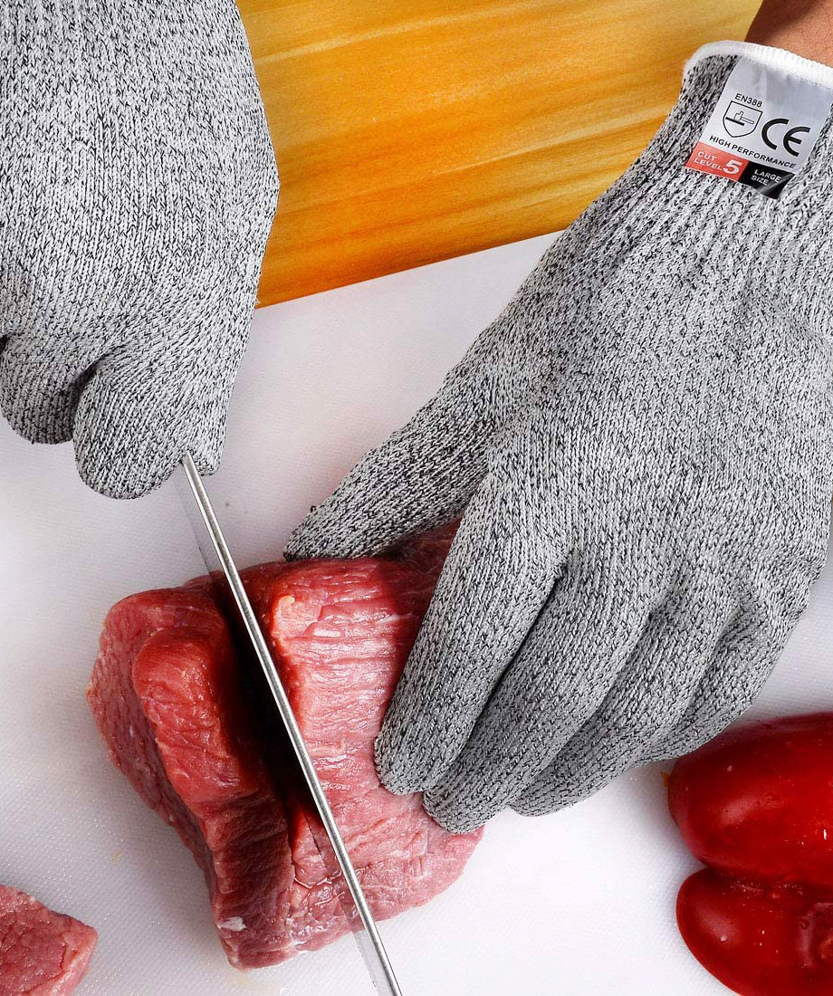 Cut resistant gloves ''Yoyo'' for kitchen, level 5 protection