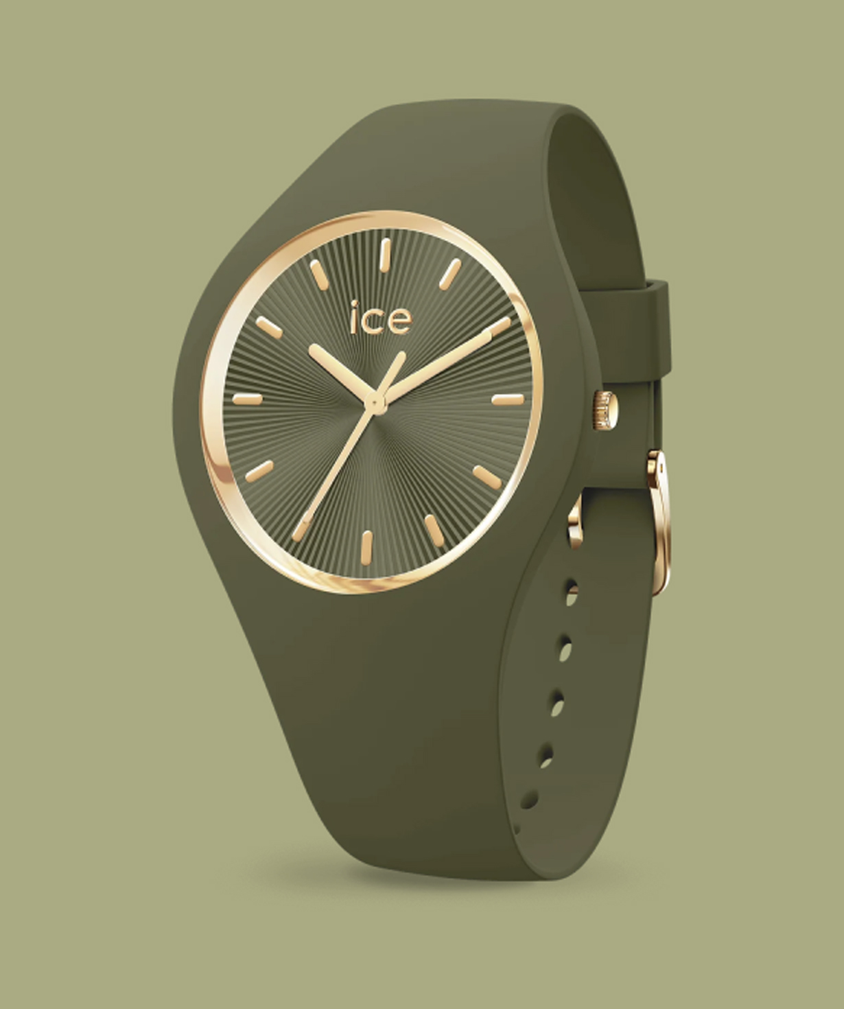 Часы «Ice-Watch» Ice Champagne Olive Green / 025353
