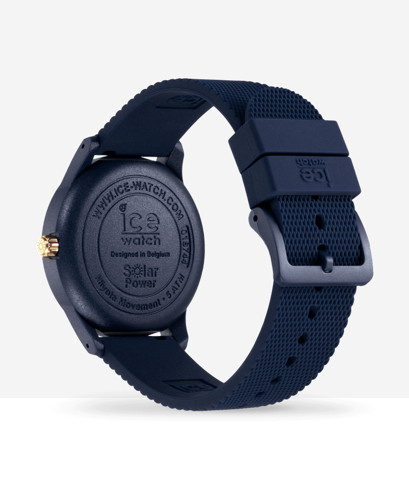 Ժամացույց «Ice-Watch» ICE Solar Power Navy gold - M