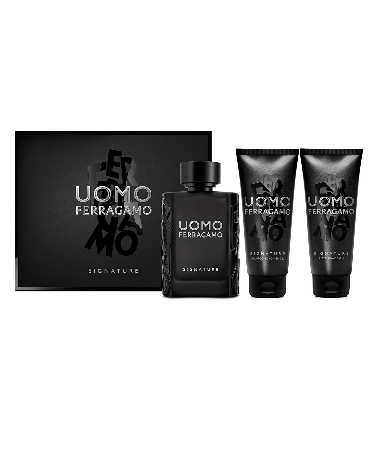 Парфюм «Ferragamo» Signature Uomo, мужской, 100+100+100 мл