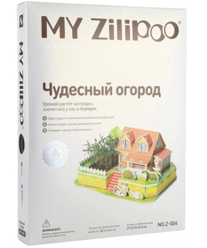 3D пазл ''My Zilipoo'' Мой чудесный сад с натуральными растениями