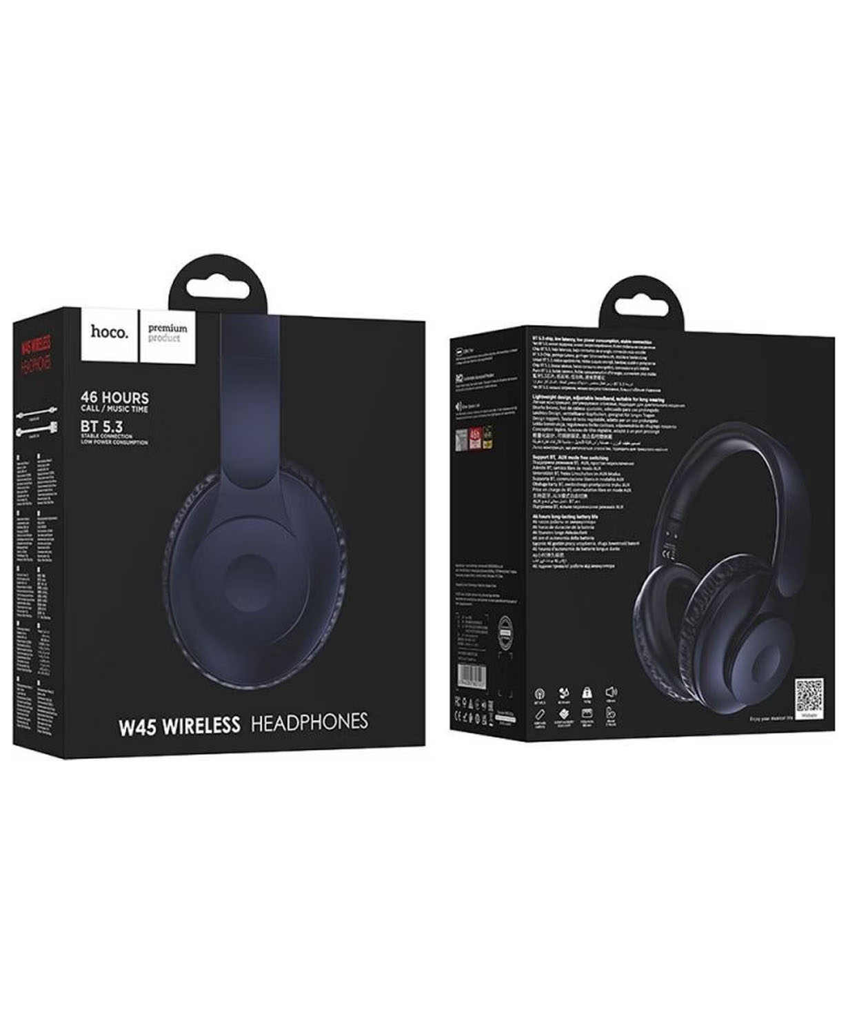 Wireless headphones «Hoco» W45 Enjoy Black №21