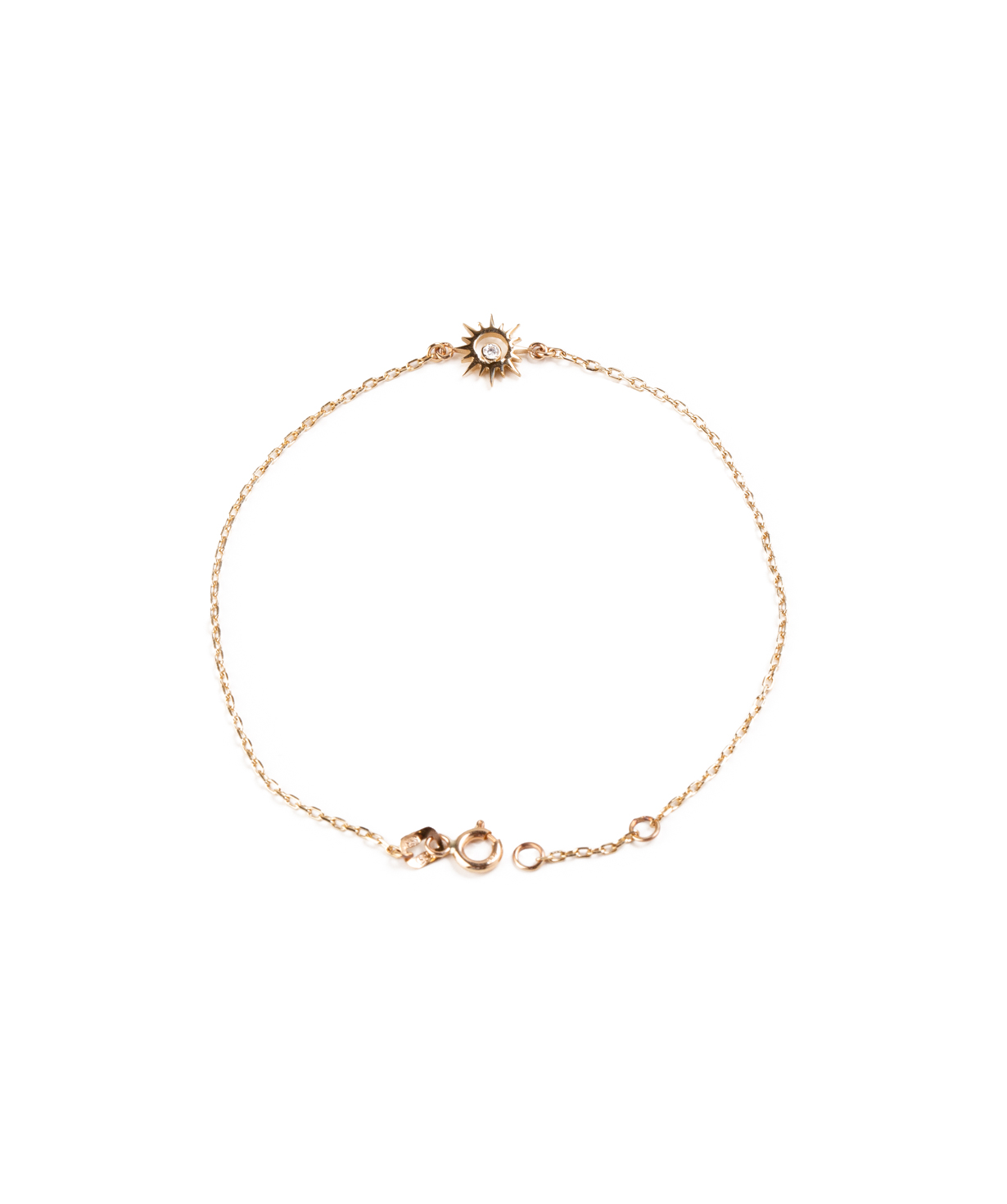 Браслет `Less is more` золотой №109