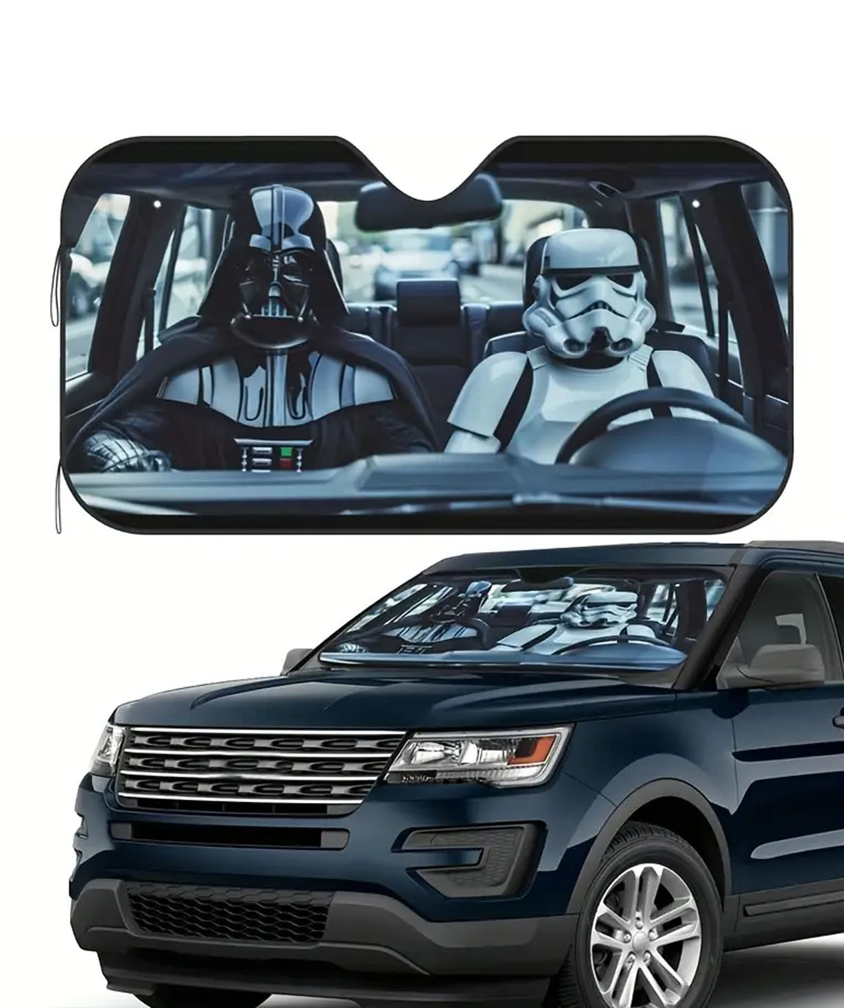 UV - защитный экран «Gift Store» для машины Darth Vader and Stormtrooper №1134