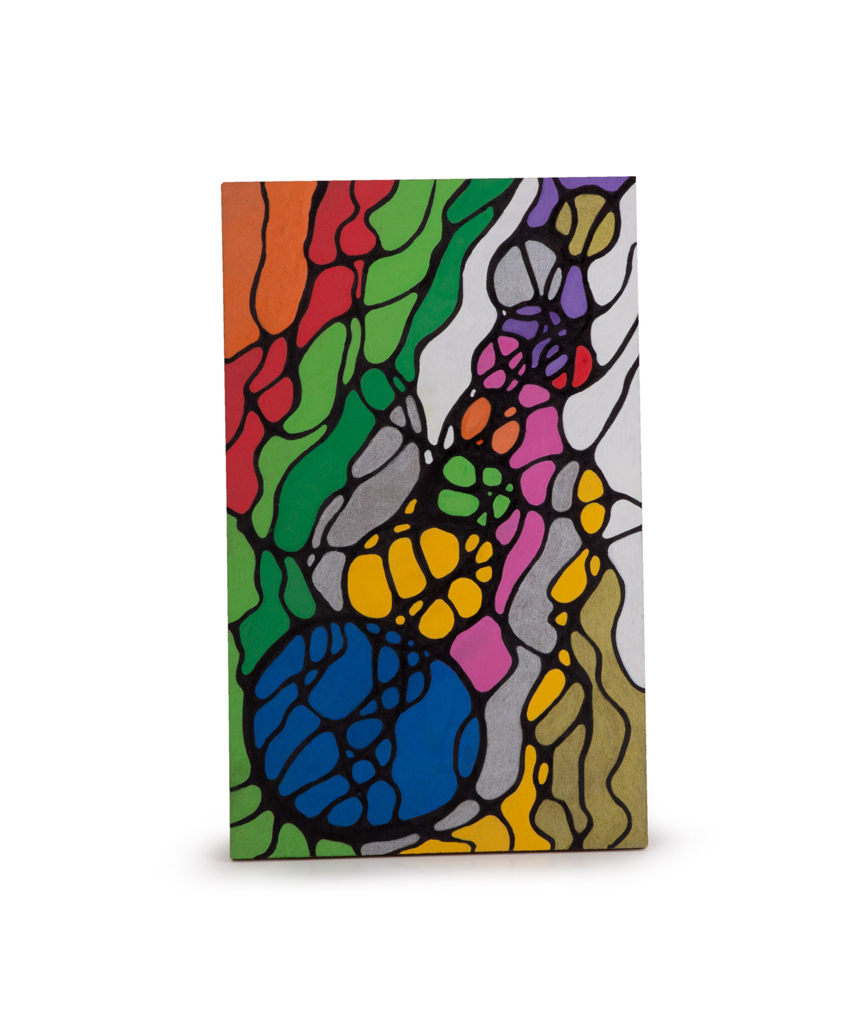Painting «EM Flowers» Neurographics, 34 x 21 cm