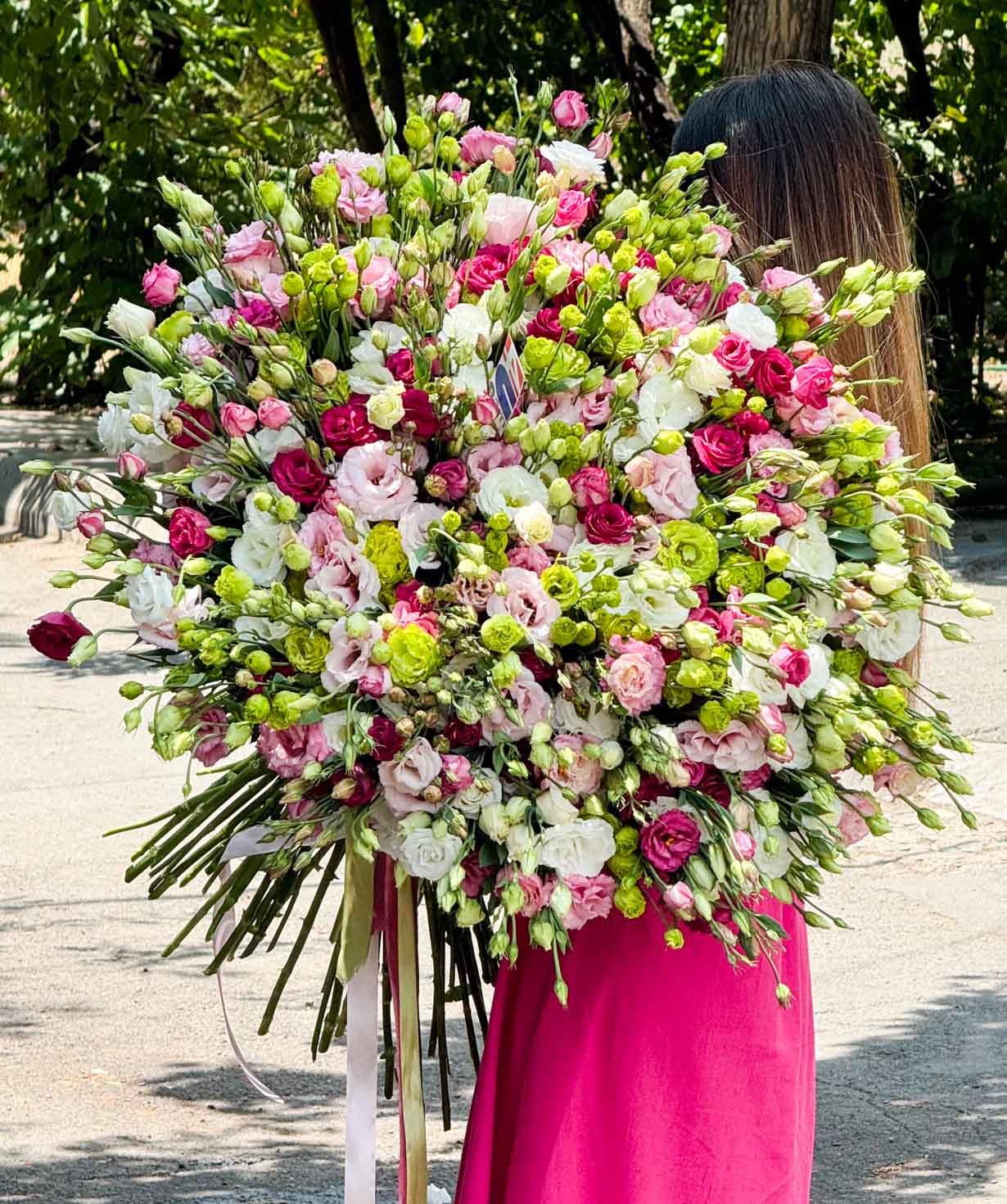 Bouquet «Altlandsberg» with lisianthus