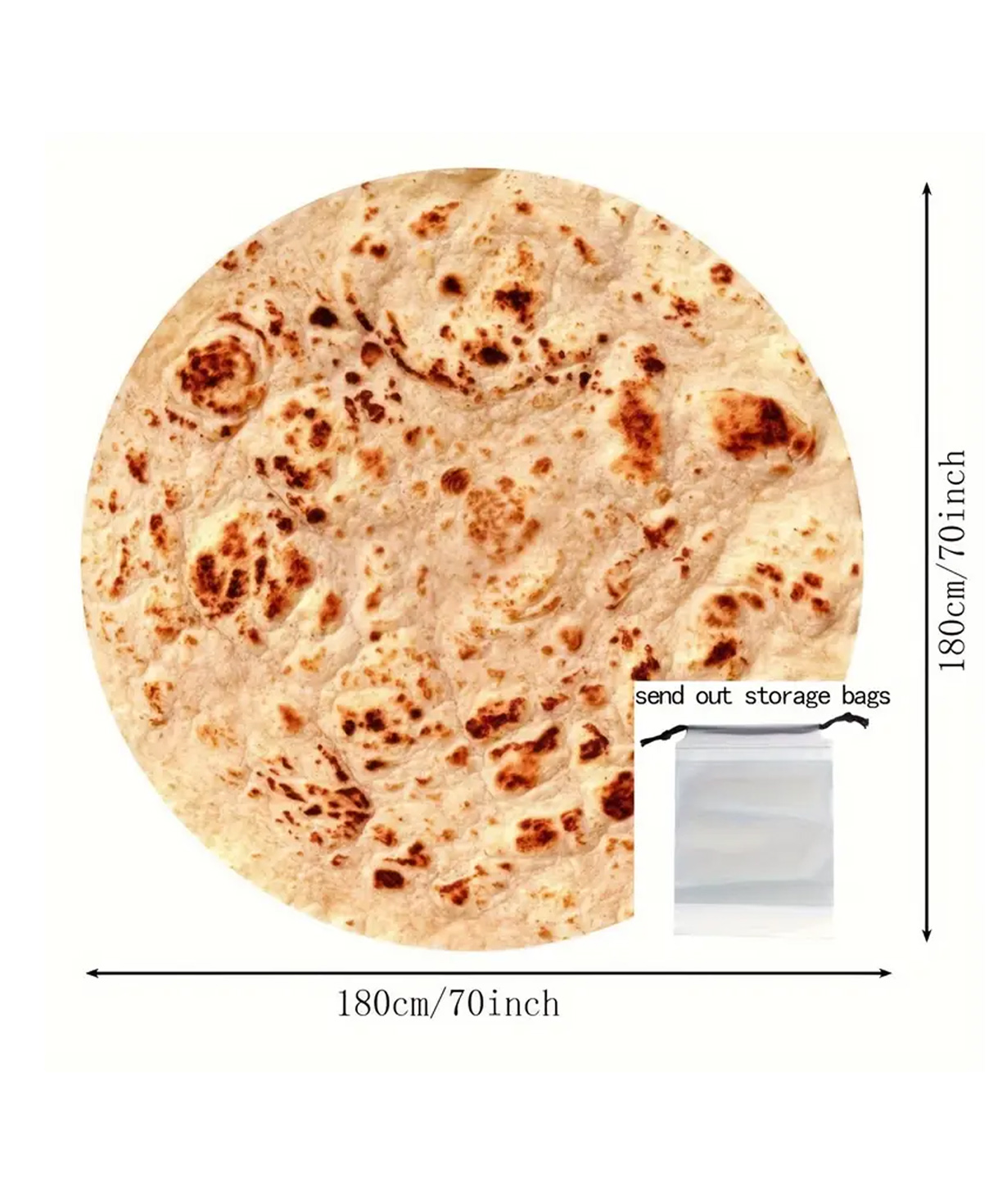 Mexican Pancake Blanket «Gift Store» №956