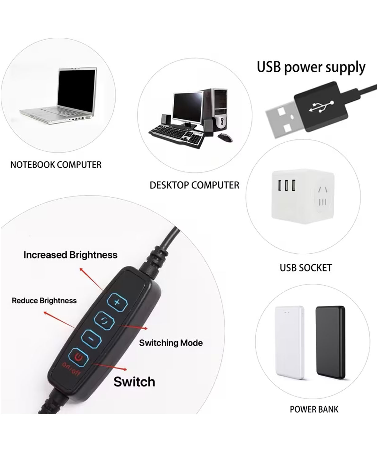 LED Lamp «Gift Store» Spiral №1210